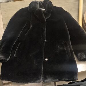 Ricki's Elegant Black Teddy Jacket